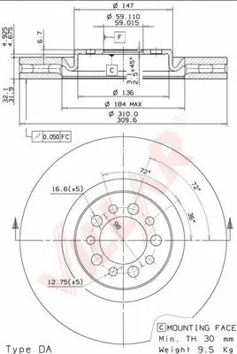 Brake Disc (628.2163)