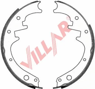 Brake Shoe Set (629.0761)