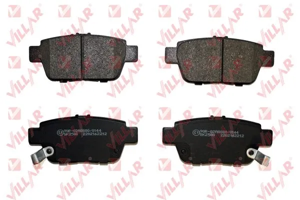 Brake Pad Set, disc brake (626.2212)