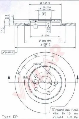 Brake Disc (628.1847)