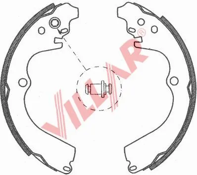 Brake Shoe Set (629.0766)