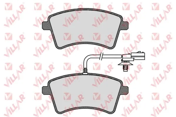 Brake Pad Set, disc brake (626.1800)