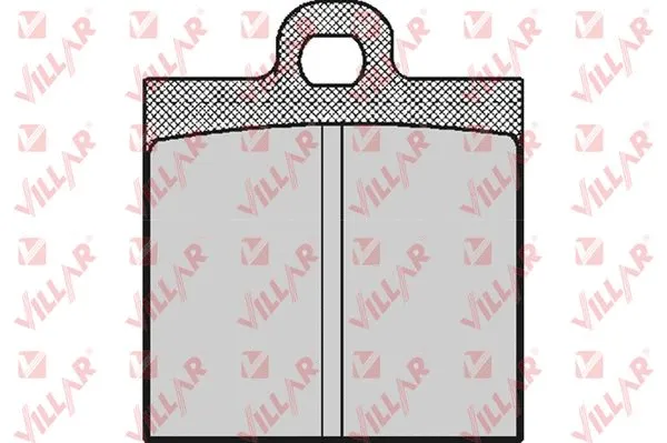 Brake Pad Set, disc brake (626.0204)