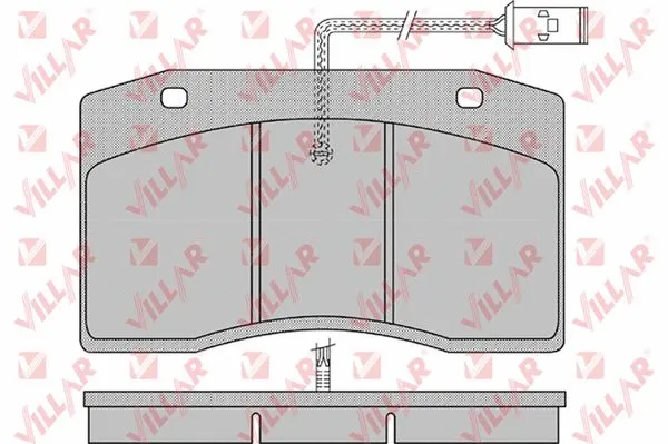 Brake Pad Set, disc brake (626.1154)