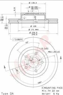 Brake Disc (628.1106)