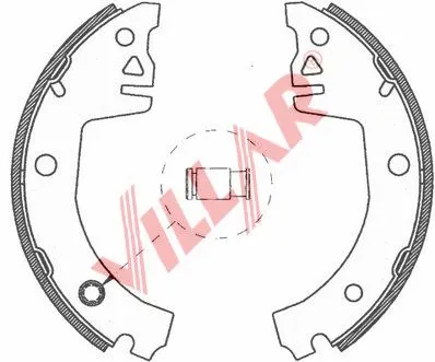 Brake Shoe Set (629.0762)