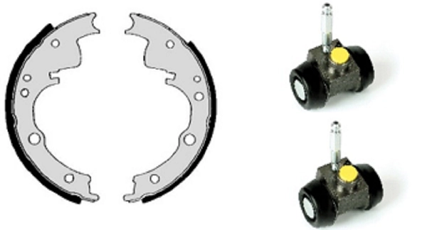 Brake Shoe Set (608.8115)
