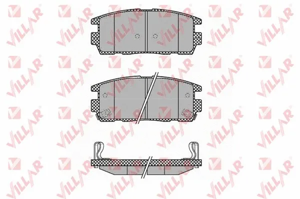 Brake Pad Set, disc brake (626.1323)
