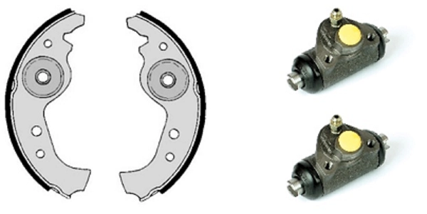 Brake Shoe Set (608.8382)