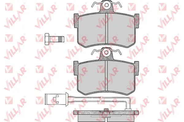 Brake Pad Set, disc brake (626.0341)