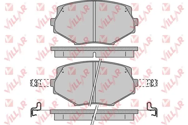 Brake Pad Set, disc brake (626.1043)