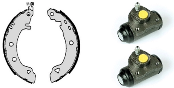 Brake Shoe Set (608.7975)