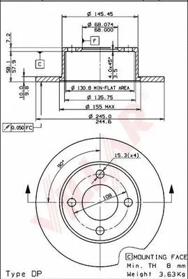 Brake Disc (628.1698)