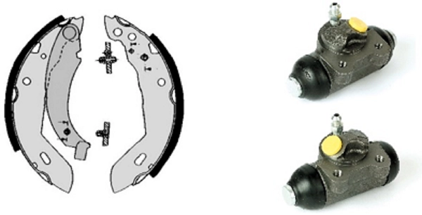 Brake Shoe Set (608.7851)