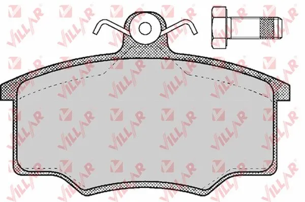 Brake Pad Set, disc brake (626.0188)
