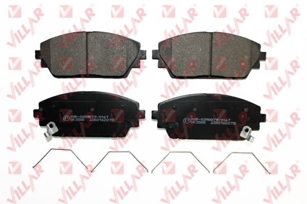 Brake Pad Set, disc brake (626.2278)