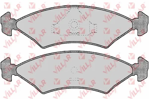 Brake Pad Set, disc brake (626.0232)