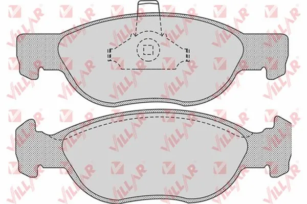 Brake Pad Set, disc brake (626.0740)
