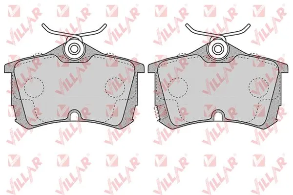 Brake Pad Set, disc brake (626.1037)