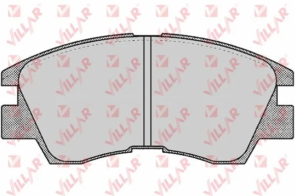Brake Pad Set, disc brake (626.0550)