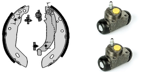 Brake Shoe Set (608.7928)