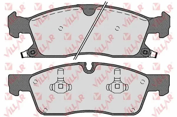 Brake Pad Set, disc brake (626.1749)