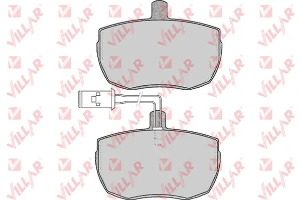 Brake Pad Set, disc brake (626.0433)