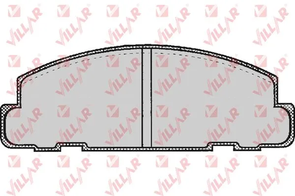 Brake Pad Set, disc brake (626.0267)