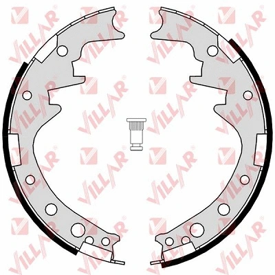 Brake Shoe Set (629.0392)
