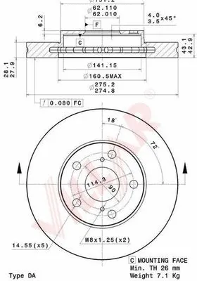 Brake Disc (628.2093)
