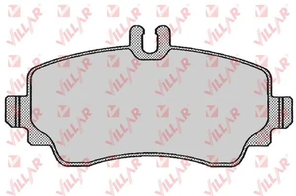 Brake Pad Set, disc brake (626.0671)