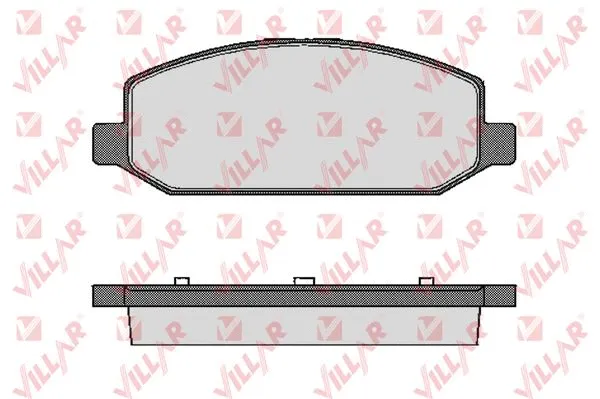 Brake Pad Set, disc brake (626.1711)