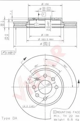 Brake Disc (628.1924)