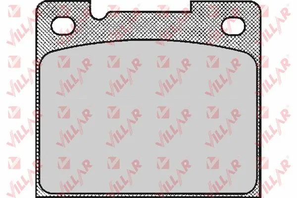 Brake Pad Set, disc brake (626.0438)