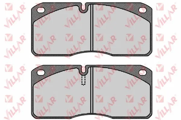 Brake Pad Set, disc brake (626.0586)