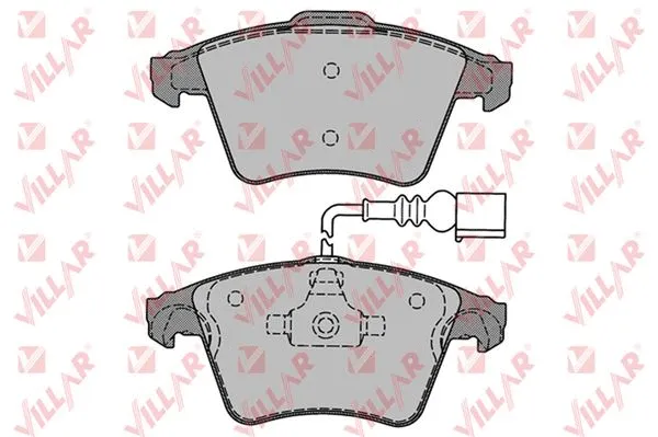 Brake Pad Set, disc brake (626.1285)