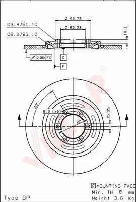 Brake Disc (628.0127)