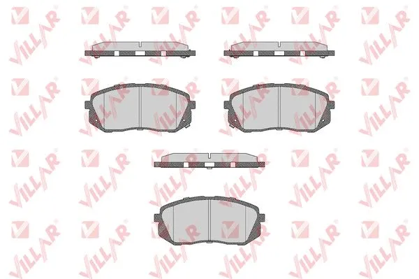 Brake Pad Set, disc brake (626.1689)