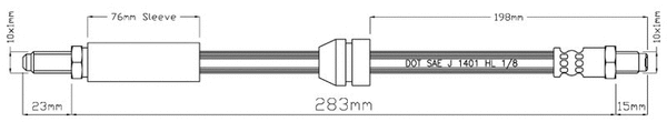 Brake Hose (VBH511)