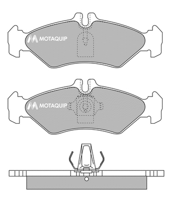 Brake Pad Set, disc brake (LVXL175)