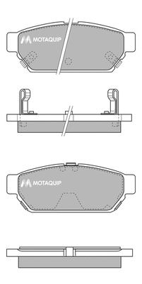 Brake Pad Set, disc brake (LVXL157)