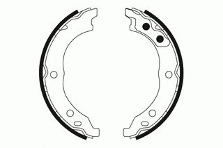 Brake Shoe Set, parking brake (LVBS803)