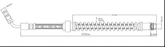 Brake Hose (VBH1137)