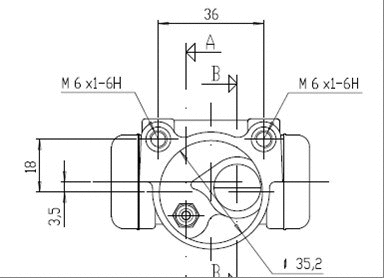 Wheel Brake Cylinder (VWC699)