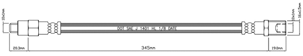 Brake Hose (VBJ119)