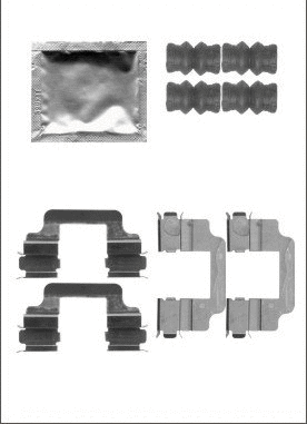 Accessory Kit, disc brake pad (LVMK1112)