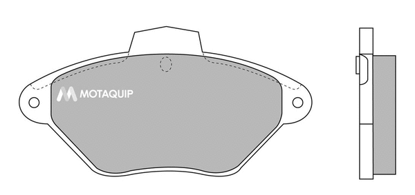 Brake Pad Set, disc brake (LVXL703)