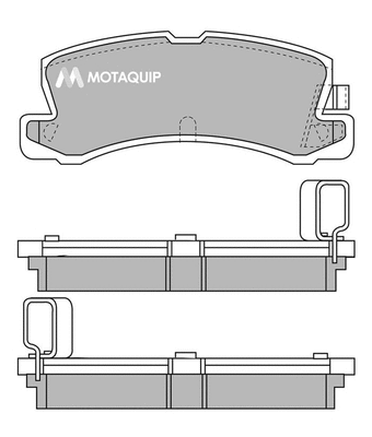 Brake Pad Set, disc brake (LVXL575)
