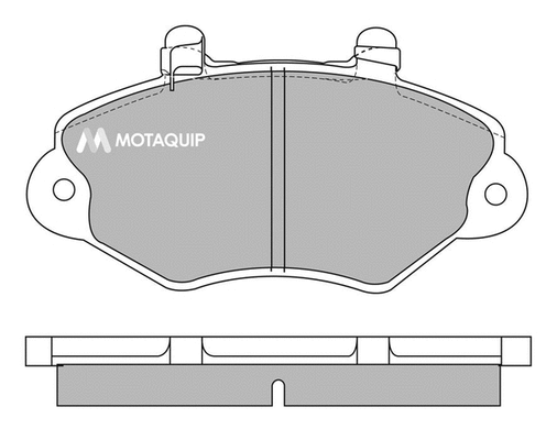 Brake Pad Set, disc brake (LVXL669)