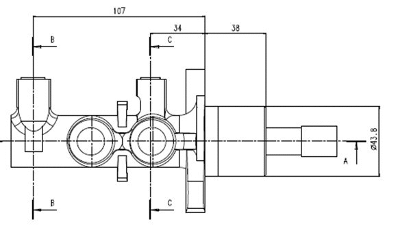 Brake Master Cylinder (VMC221)